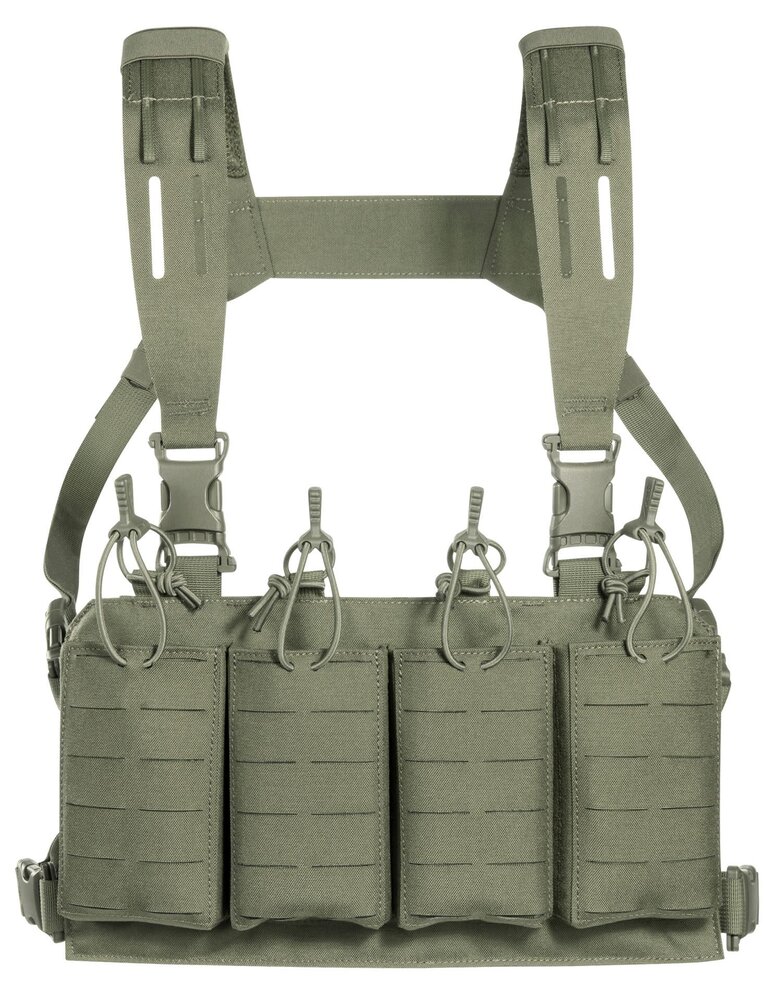 Tasmanian Tiger  Modular Chest Rig 4xM4 (harnas met SAPI-optie) OD Green