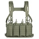 Tasmanian Tiger  Modular Chest Rig 4xM4 (harnas met SAPI-optie) OD Green