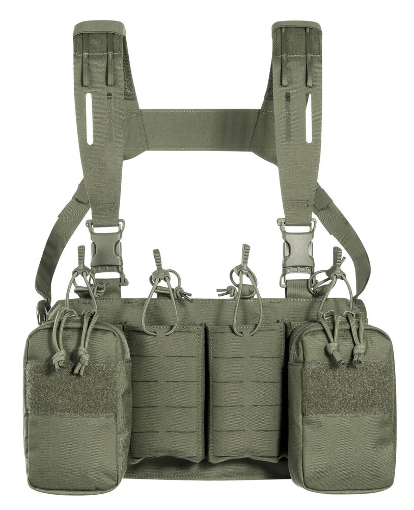 Tasmanian Tiger  Modular Chest Rig 4xM4 (harnas met SAPI-optie) OD Green