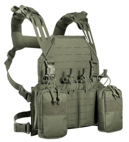 Tasmanian Tiger  Modular Chest Rig 4xM4 (harnas met SAPI-optie) OD Green