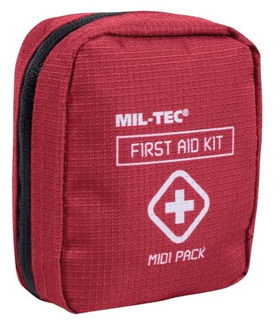 Mil-Tec First Aid Kit Midi Pack Red