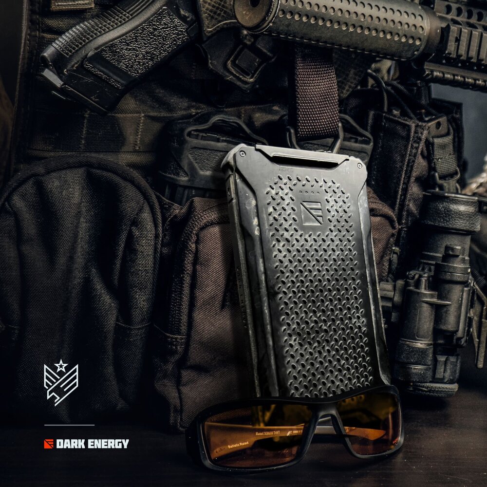 Dark Energy Poseidon Pro powerbank 10.200 mAh (waterdicht IP68) Zwart