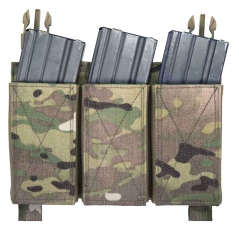 Warrior Assault Systems RPC Triple Elastic Mag Pouch Multicam