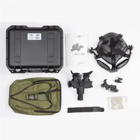 AGM Global Vision Wolf-7 ProNight Vision NVG Goggle Kit Gen2 White Phosphor