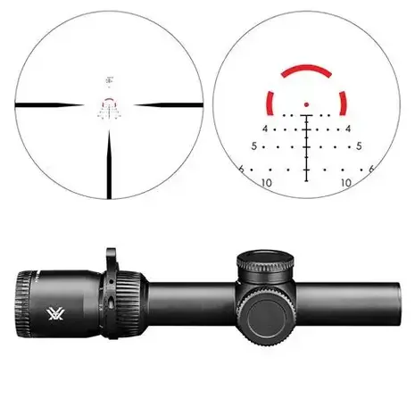 Vortex Optics Richtkijker Venom 1-6x24 SFP, AR-BDC3 (MOA) Black