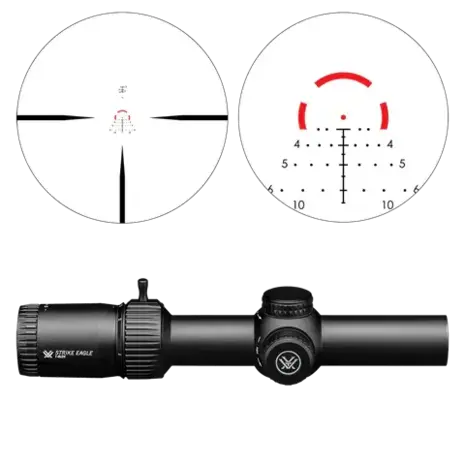 Vortex Optics Richtkijker Strike Eagle 1-8x24 SFP, AR-BDC3 (MOA) Black