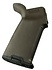MOE+ Grip for AR15/M4, OD Green