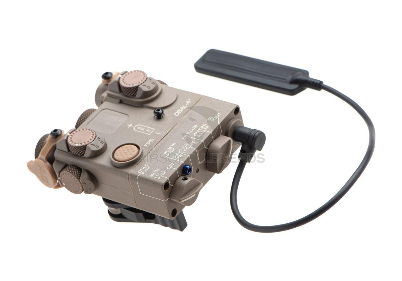 WADSN DBAL-A2 Aiming Device Red Laser + IR Laser/IR LED Dark Earth