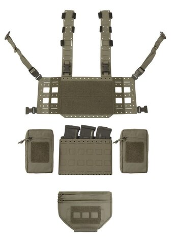 Warrior Assault Systems MCR MK1 Type 1 Delta Chest Rig Ranger Green Warrior Assault Systems MCR MK1 Type 1 Delta Chest Rig Ranger Green