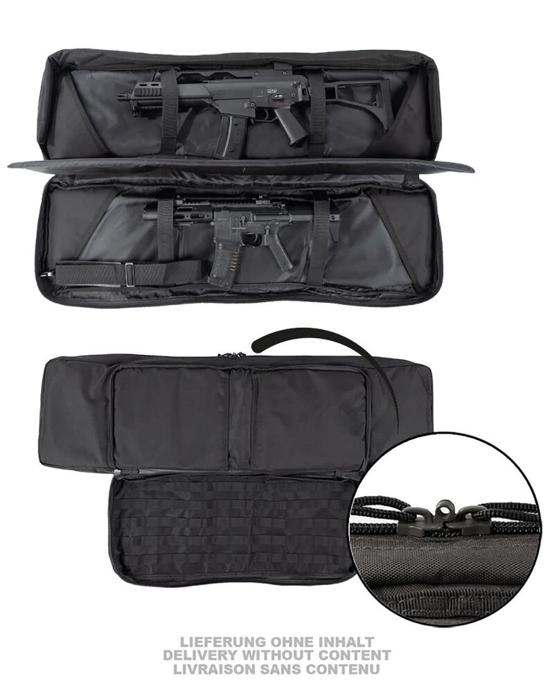 Mil-Tec Double Rifle Case Black
