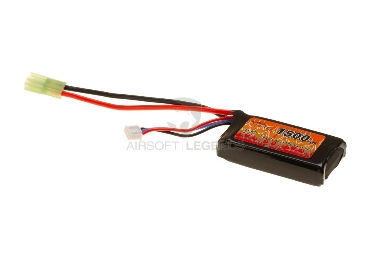 VB Power Lipo 7.4V 1500mAh 20C Mini Type VB Power Lipo 7.4V 1500mAh 20C Mini Type