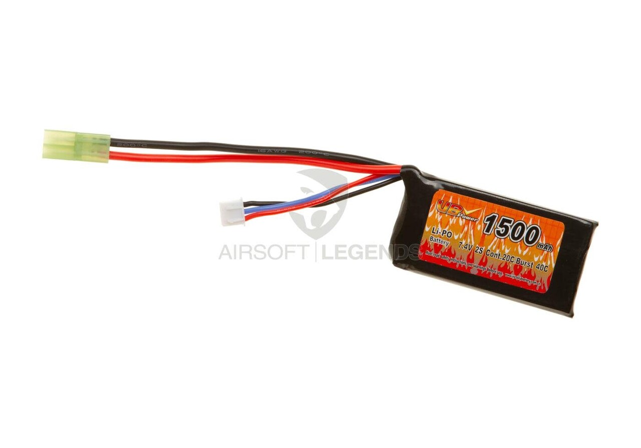 VB Power Lipo 7.4V 1500mAh 20C Mini Type VB Power Lipo 7.4V 1500mAh 20C Mini Type