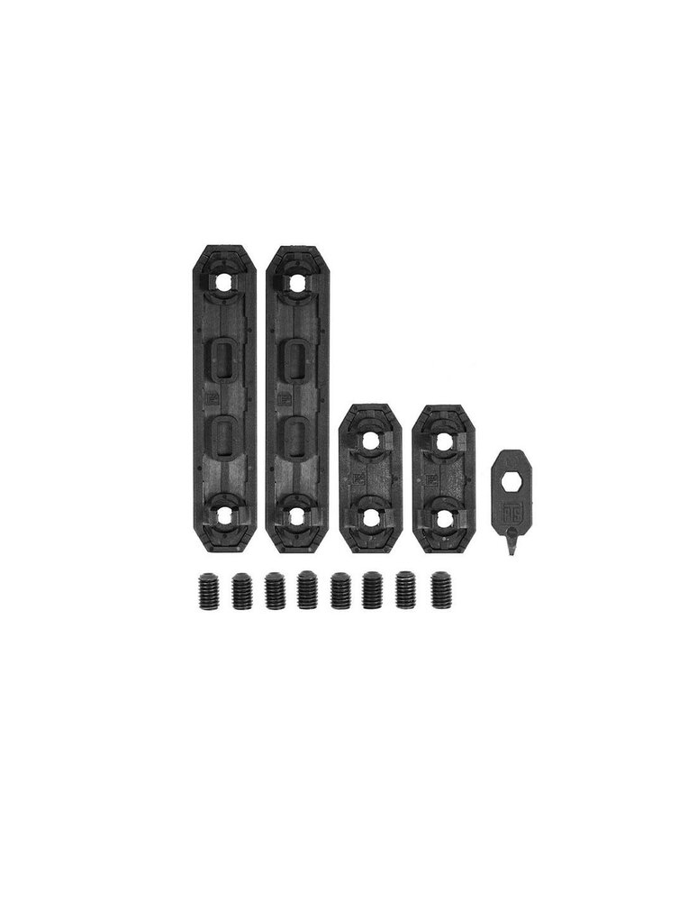 PTS Syndicate EP Series - M-LOK Rail Cover 2 short & 2 Long Set - Black PTS Syndicate EP Series - M-LOK Rail Cover 2 short & 2 Long Set - Black