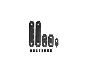 PTS Syndicate EP Series - M-LOK Rail Cover 2 short & 2 Long Set - Black