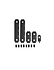 EP Series - M-LOK Rail Cover 2 short & 2 Long Set - Black