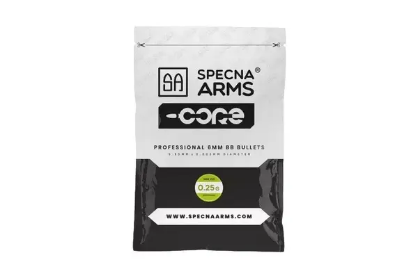 Specna Arms 0.25g Core ™ Bio BBs 1000rds Specna Arms 0.25g Core ™ Bio BBs 1000rds