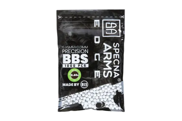 Specna Arms 0.40g EDGE ™ Bio BBs 1000rds Specna Arms 0.40g EDGE ™ Bio BBs 1000rds