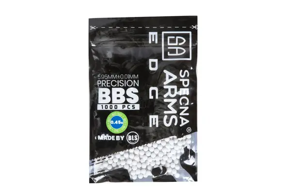 Specna Arms 0.45g EDGE ™ Bio BBs 1000rds Specna Arms 0.45g EDGE ™ Bio BBs 1000rds