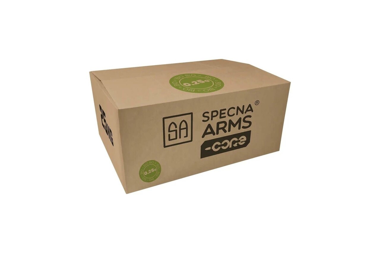 Specna Arms 0.25g Core ™ Bio BBs 25KG Specna Arms 0.25g Core ™ Bio BBs 25KG