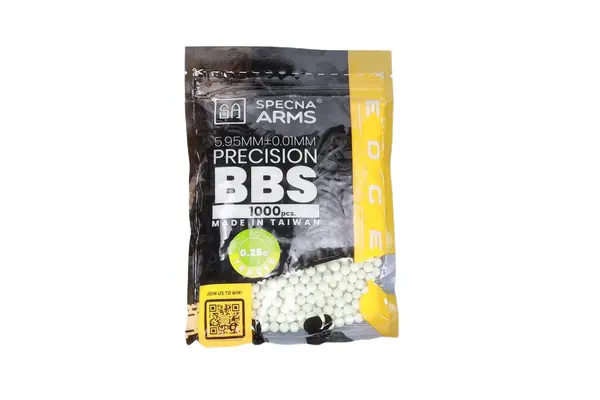 Specna Arms 0.25g EDGE ULTRA™ Bio Tracer BBs 1000rds Green Specna Arms 0.25g EDGE ULTRA™ Bio Tracer BBs 1000rds Green