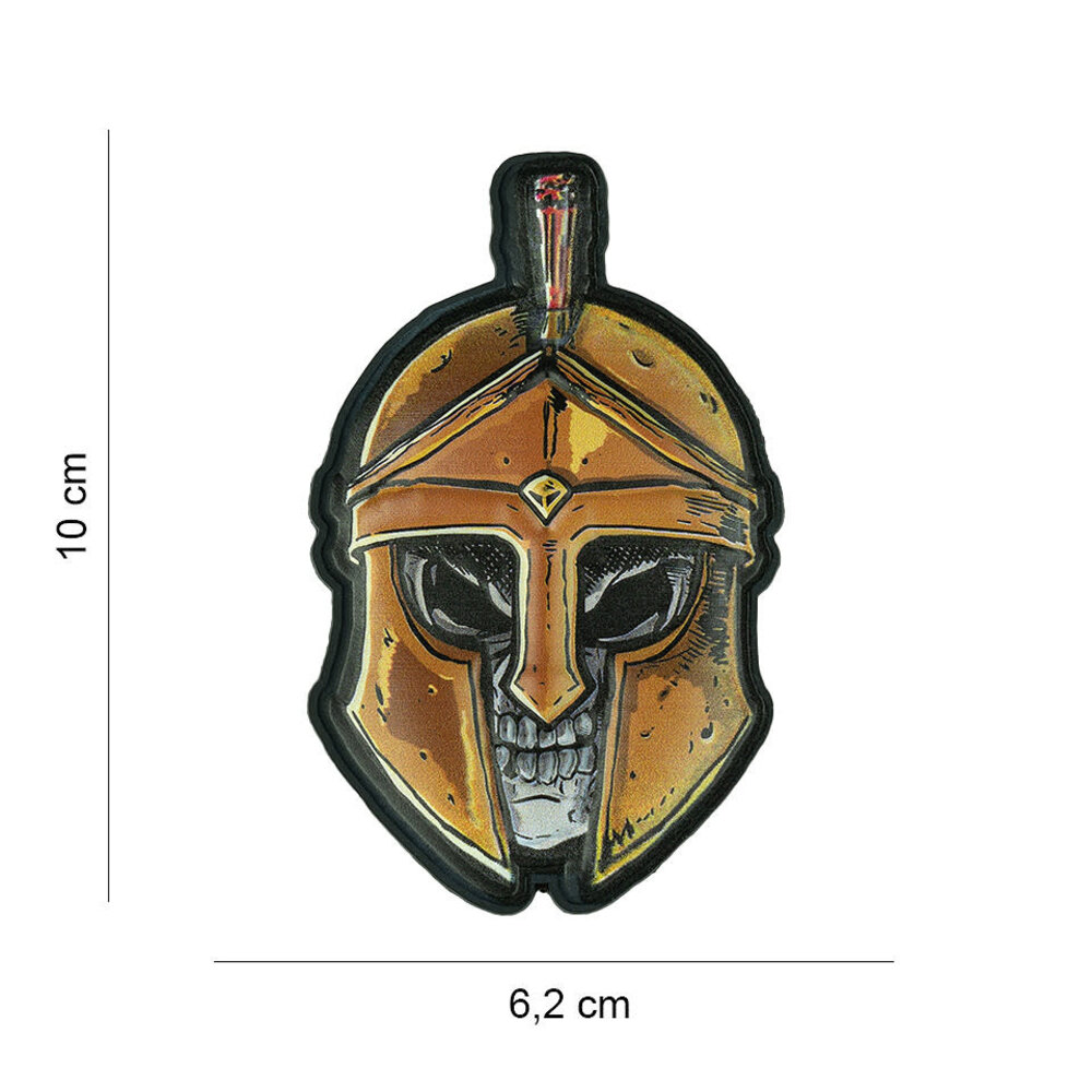 101Inc. Spartan 3D Rubber Skull Patch 101Inc. Spartan 3D Rubber Skull Patch