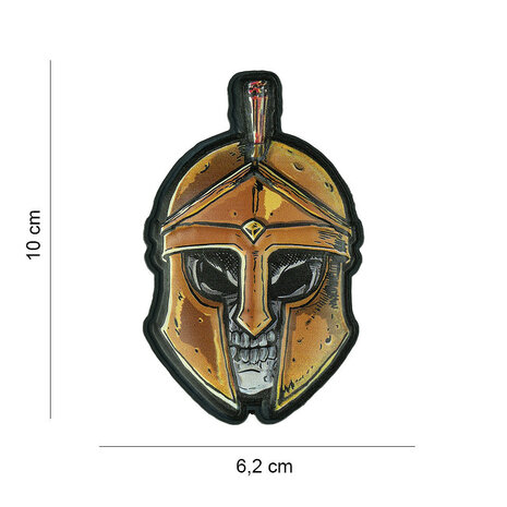 101Inc. Spartan 3D Rubber Skull Patch 101Inc. Spartan 3D Rubber Skull Patch