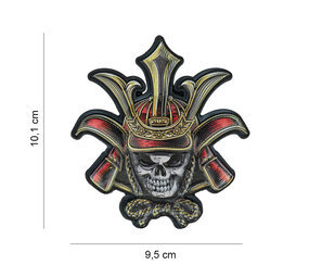 101Inc. Samurai 3D Rubber Skull Patch