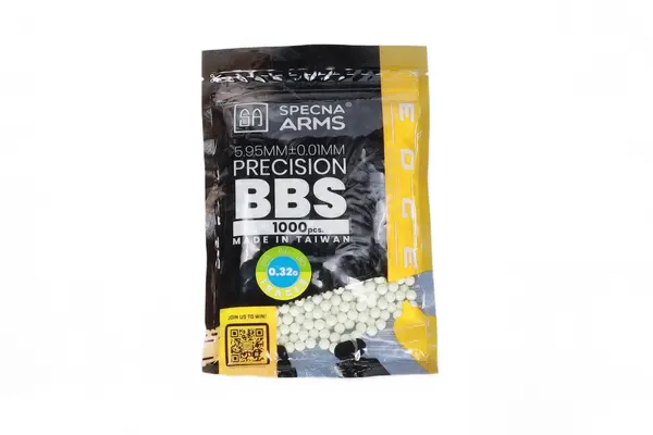 Specna Arms 0.32g EDGE ULTRA™ Bio Tracer Precision BBs 1000rds Green Specna Arms 0.32g EDGE ULTRA™ Bio Tracer Precision BBs 1000rds Green