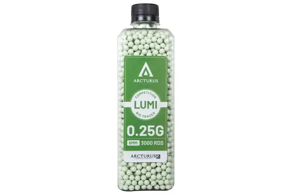 Arcturus 0.25g LUMI BIO Tracer BBs 3000 rds Arcturus 0.25g LUMI BIO Tracer BBs 3000 rds