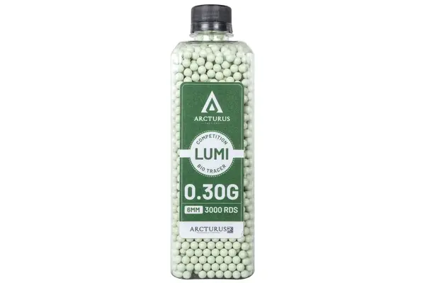 Arcturus 0.30g LUMI BIO TRACER BBs 3000 rds Arcturus 0.30g LUMI BIO TRACER BBs 3000 rds