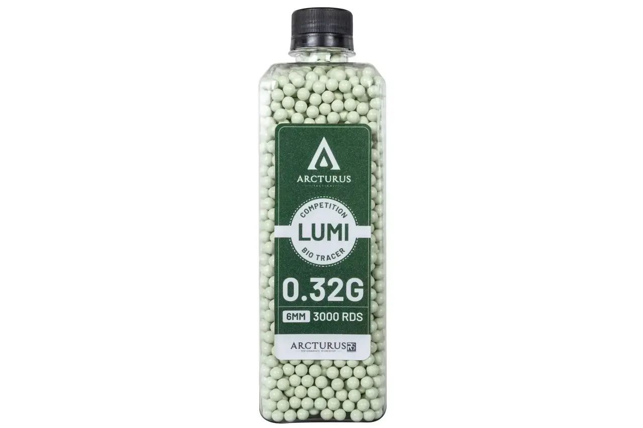 Arcturus 0.32g LUMI BIO TRACER BBs 3000 rds Arcturus 0.32g LUMI BIO TRACER BBs 3000 rds