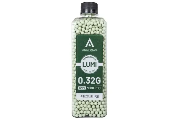 Arcturus 0.32g LUMI BIO TRACER BBs 3000 rds Arcturus 0.32g LUMI BIO TRACER BBs 3000 rds