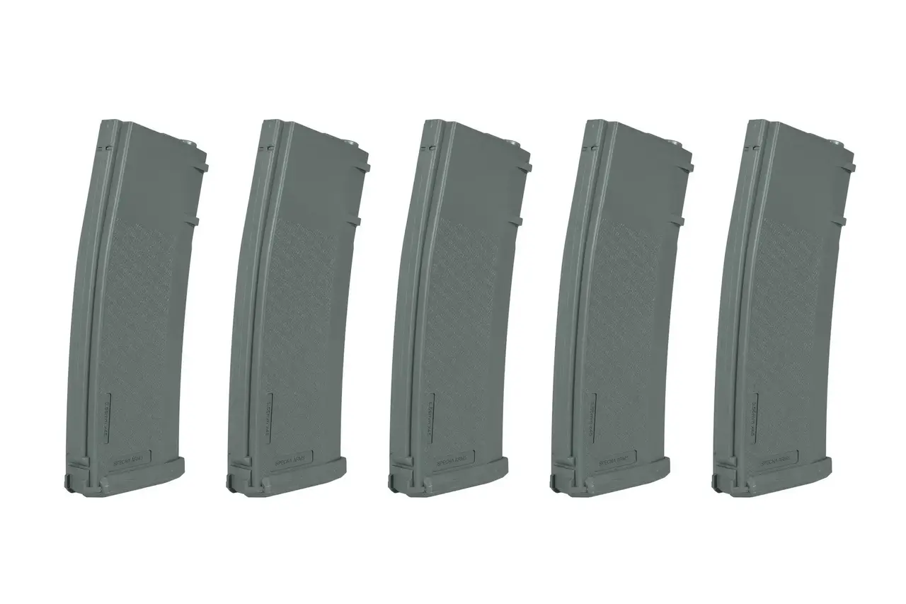 Specna Arms Set of 5 S-Mag Hi-Cap Magazines 380rds Chaos Grey Specna Arms Set of 5 S-Mag Hi-Cap Magazines 380rds Chaos Grey