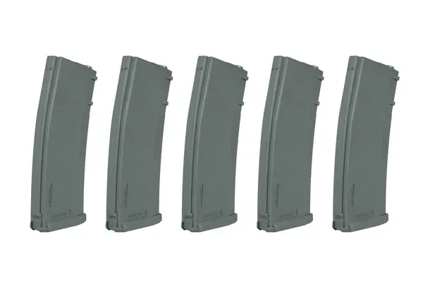 Specna Arms Set of 5 S-Mag Hi-Cap Magazines 380rds Chaos Grey Specna Arms Set of 5 S-Mag Hi-Cap Magazines 380rds Chaos Grey