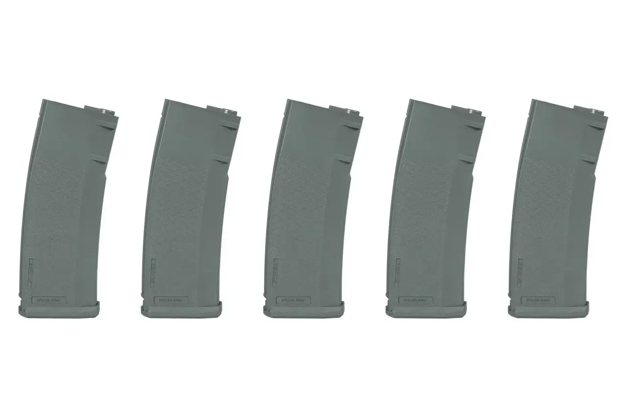 Specna Arms Set of 5 S-Mag Hi-Cap Magazines 380rds Chaos Grey Specna Arms Set of 5 S-Mag Hi-Cap Magazines 380rds Chaos Grey