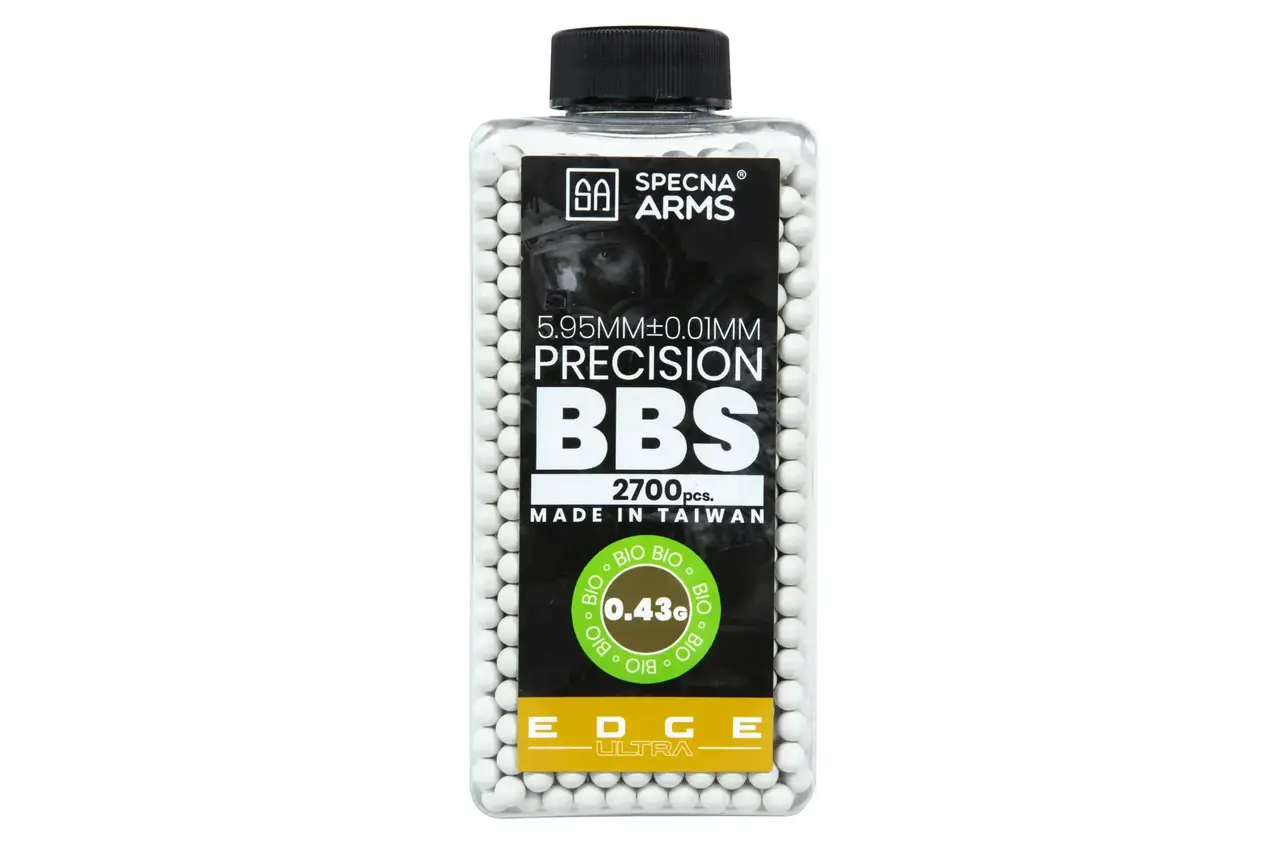 Specna Arms 0.43g EDGE ULTRA™ Bio BBs 2700rds Specna Arms 0.43g EDGE ULTRA™ Bio BBs 2700rds