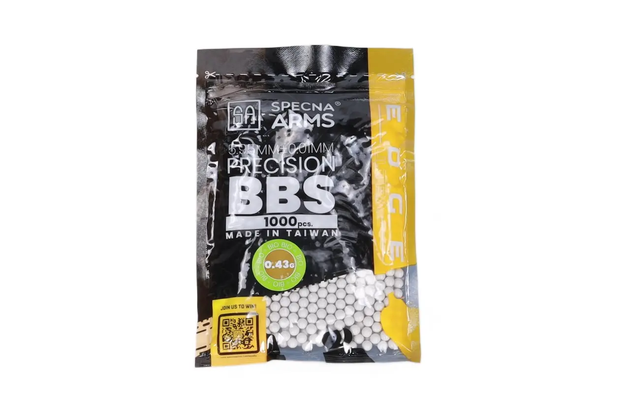 Specna Arms 0.43g EDGE ULTRA™ Bio BBs 1000rds Specna Arms 0.43g EDGE ULTRA™ Bio BBs 1000rds