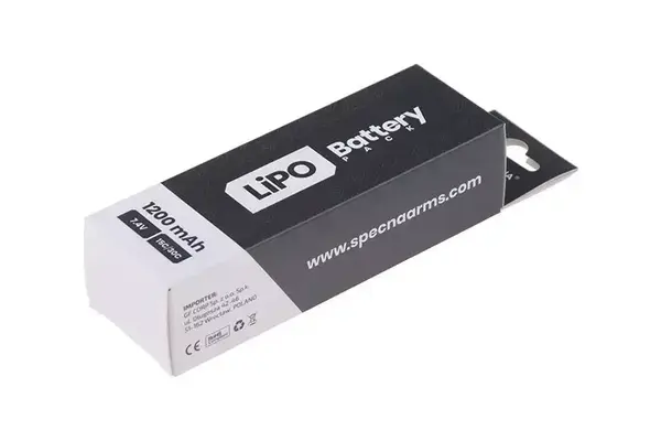 Specna Arms LiPo 7,4V 1200mAh 15/30C Battery Butterfly Tamiya Specna Arms LiPo 7,4V 1200mAh 15/30C Battery Butterfly Tamiya