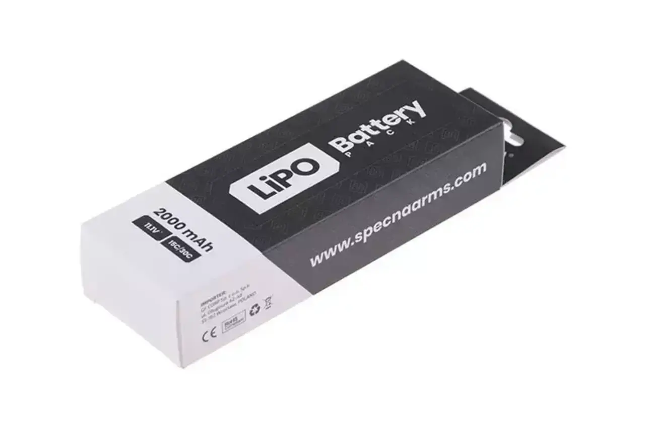 Specna Arms LiPo 11,1V 2000mAh 15/30C Battery - Butterfly Tamiya Specna Arms LiPo 11,1V 2000mAh 15/30C Battery - Butterfly Tamiya
