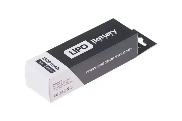 Specna Arms LiPo 11,1V 1300mAh 20/40C Battery Tamiya Specna Arms LiPo 11,1V 1300mAh 20/40C Battery Tamiya