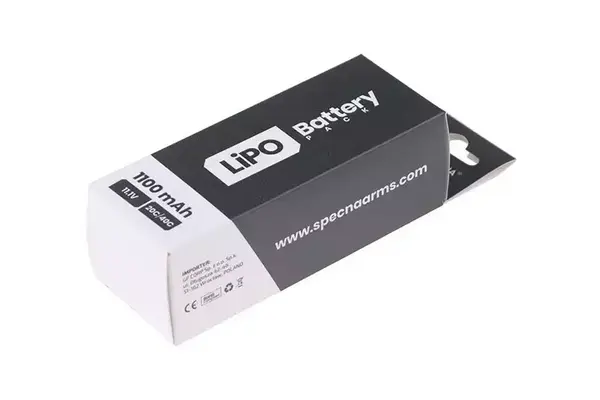 Specna Arms LiPo 11,1V 1100mAh 20/40C Battery Tamiya Specna Arms LiPo 11,1V 1100mAh 20/40C Battery Tamiya