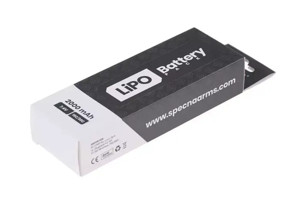 Specna Arms LiPo 7,4V 2000mAh 15/30C Battery - Butterfly Tamiya Specna Arms LiPo 7,4V 2000mAh 15/30C Battery - Butterfly Tamiya