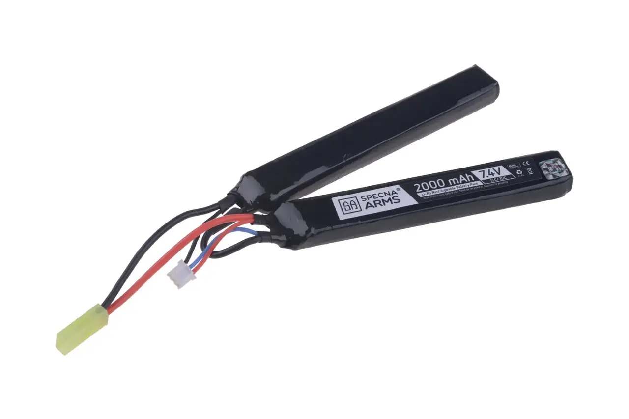 Specna Arms LiPo 7,4V 2000mAh 15/30C Battery - Butterfly Tamiya Specna Arms LiPo 7,4V 2000mAh 15/30C Battery - Butterfly Tamiya