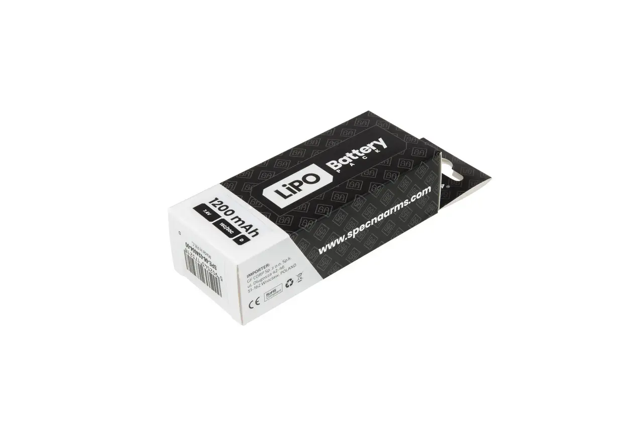Specna Arms LiPo 7,4V 1200mAh 15/30C Battery - T-Connect (Deans) Specna Arms LiPo 7,4V 1200mAh 15/30C Battery - T-Connect (Deans)