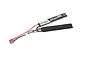 LiPo 7,4V 1200mAh 15/30C Battery - Butterfly - T-Connect (Deans)