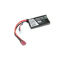 Specna Arms LiPo 7,4V 1000mAh 30/60C (PEQ) Battery - T-Connect (Deans)