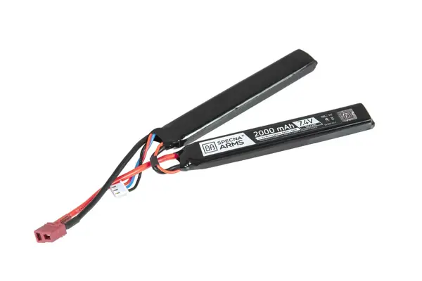Specna Arms LiPo 7.4V 2000mAh 15/30C Battery - Nunchuck - T-Connect (Deans) Specna Arms LiPo 7.4V 2000mAh 15/30C Battery - Nunchuck - T-Connect (Deans)