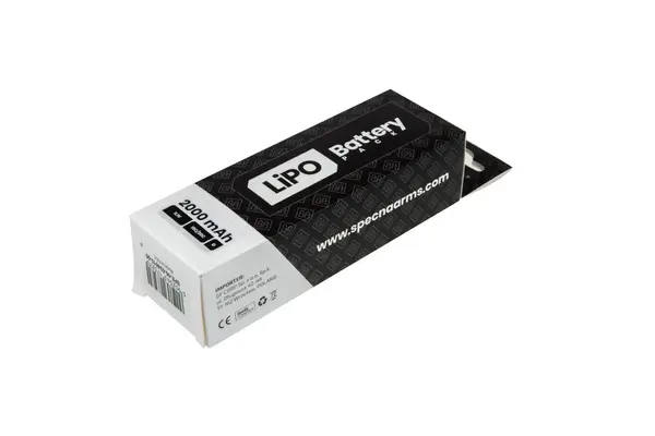 Specna Arms LiPo 11,1V 2000mAh 15/30C Battery - Butterfly - T-Connect (Deans) Specna Arms LiPo 11,1V 2000mAh 15/30C Battery - Butterfly - T-Connect (Deans)