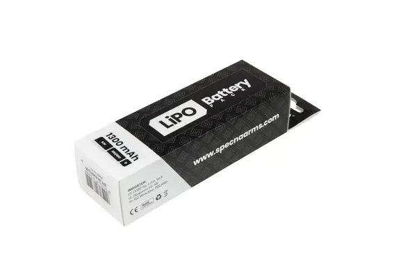 Specna Arms LiPo 11,1V 1300mAh 20/40C Battery - T-Connect (Deans) Specna Arms LiPo 11,1V 1300mAh 20/40C Battery - T-Connect (Deans)