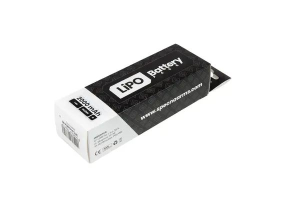 Specna Arms LiPo 7,4V 2000mAh 15/30C Battery - T-Connect (Deans)